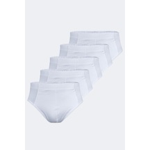 Malabadi Erkek Beyaz 5 Li Modal Slip Külot 5m053 Beyaz