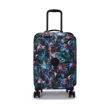 Kıplıng Spontaneous S Küçük Boy Tekerlekli Valiz Desenli Spectral Orchıd Desenli Çok Renkli