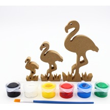 Na Neşeli Ahşap Ahşap Pelikan Figürü 3 Lü Takım 15cm 10cm 6cm Ahşap Boyama Ürünü.boyama Etkinliği.okul Öncesi Model 3lüpelikanboyalı