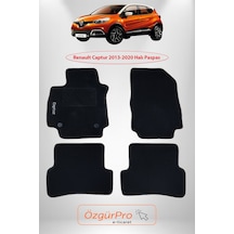 Rizline Renault Captur 2013-2020 Araca Özel Halı Paspas Klipsli