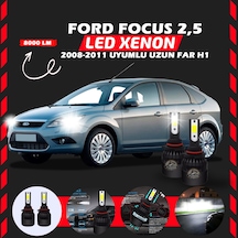 Ford Focus 2.5 2008-2011 Uzun Far Uyumlu Şimşek Etkili Led Xenon Light Series H1