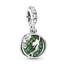 Nur Silver Sallantılı Deniz Kızı Gümüş Charm Nur-bl00077