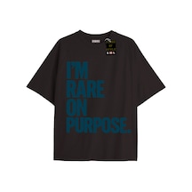 Flood Of Style Siyah Oversize T-shirt Imrareonpurose Özel Tasarım