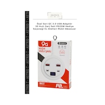 Özel Seri Qc 3.0 Usb Adaptör 30 Hızlı Şarj Seti Pd20w Hediye Seçeneği Ev Aletleri Mobil Aksesuar