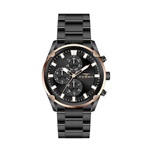 Ferro Siyah Çelik Kordon Erkek Kol Saati Fm11388a-r2 Rose Gold - Siyah