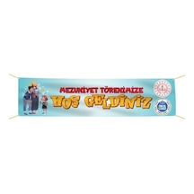 Mezuniyet Pankartı-5- 75x300 Cm Tek Ebat