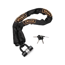 Armor 812 Mv Military Serisi Çelik Zincir 1.20mt 12mm+ubar Kilit