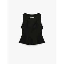 Koton Bisiklet Yaka Kolsuz Peplum Bluz Siyah 6wak60105pw Siyah Koton Bisiklet Yaka Kolsuz Peplum Bluz Siyah 6wak60105pw Siyah