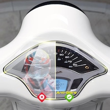 Vespa 2015-2024 Primavera 150 Gösterge Paneli İçin Anti-glare Parlama Önleyici Mat Ekran Koruyu Standart