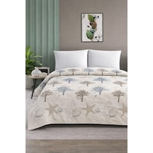Mulberry Çift Kişilik Pike Yatak Örtüsü%100 Pamuk 220x230 Ağaç Desen Diğer
