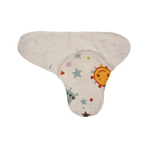 Sevi Bebe Organik Müslin Bebe Kundağı Art-306 Uzay Desen Çok Renkli