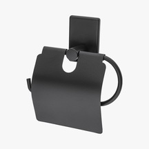 Digisu Yapışkanlı Tuvalet Kağıtlık-siyah Siyah