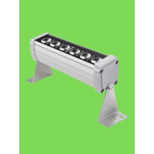 17 Cm 6 Watt Yeşil Işık Wallwasher Duvar Boyama Ip65