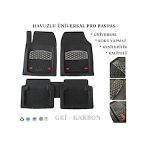 Renault Koleos 2022 Uyumlu 4 Cm Derin Havuzlu 5 Parça Set 3d Paspas Takımı Siyah - Gri