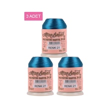 3 Adet Altınbaşak Oya Ve Dantel İpi 20 Gr - Royaleks - No: 021 Çok Renkli