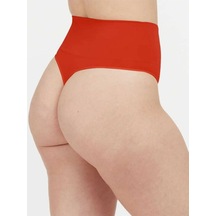 Mistirik Montela Model Bel Şekillendirici Seamless String Slip Korse Kırmızı Renk Kırmızı