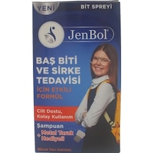Jenbol Bit Spreyi 100 ML + Şampuan 150 ML + Çelik Tarak