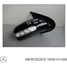Mercedes 163 2001-2005 Dış Dikiz Aynası Sağ 9p-elektrikli Katlanir Isitmali Astarli Sinyalli Kör Nok