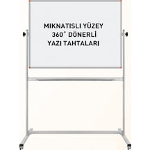 Mıknatıslı Yüzey 360° Dönerli Yazı Tahtası