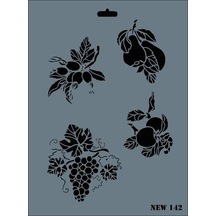 Mey İthalat Rich New Seri N-142 Stencil 35x25 Cm