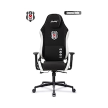 Fanchair X Beşiktaş Siyah Beyaz Kumaş Lisanslı Oyuncu Koltuğu-75