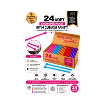 Midex Tfk-23-12x Örf Aletleri Seti Davul Tokmağı Ritim Çubuğu Paketi Karbon Fiber Toptan Paket-1 12 Çift