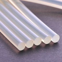 Süsleme Için Kalın Mum Silikon, 11Mm Şefffaf Sıcak Mum Silikon