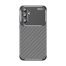Samsung Uyumlu Galaxy A15 4g Uyumlu Kılıf Auto Focus Karbon Kapak - Siyah