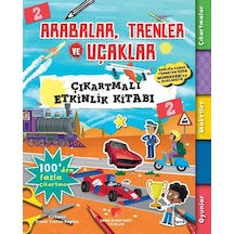 Arabalar Trenler ve Uçaklar - Çıkartmalı Etkinlik Kitabı 2 - Anna Bowles - Sabri Ülker Vakfı