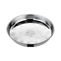 PASLANMAZ HAMADAN TEPSİ & FIRIN KABI 35CM Gümüş