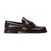 Deery Erkek Bordo Hakiki Deri Püsküllü Makosen - 02001mbrdm01 Bordo