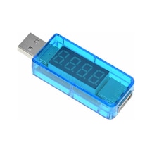 OEM USB Voltmetre & Ampermetre - 1x USB Voltaj ve Akım Ölçer