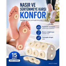 Ayak Nasır Bandı Sünger Parmak Taban Yama Bant Delikli Süngerped Ayakkabı Vurma Sürtünme Önleyici Bant