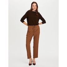 Faik Sönmez Beli Lastikli Comfort Fit Pantolon W26pnt002 Bw26pnt00230 Kahve
