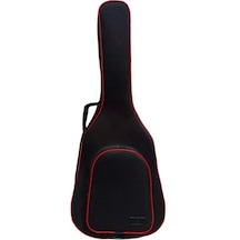Klasik Gitar Çantası-kılıfı-kalın-siyah-kırmızı Fitil-su Geçirmez