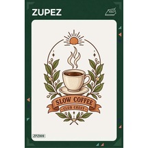 Zpz809 Slow Coffee Club Crest Ütüyle Uygulanabilir Transfer Baskı - 911529791