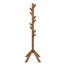 Talasch Ahşap Ayaklı Askılık Portmanto Modern Elbise Askısı Konfeksiyon 175 Cm Naturel Ceviz