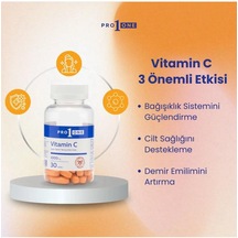 Pro 1 One C Vitamini İçeren Gıda Takviyesi 30 Tablet