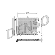 Peugeot 208 Klima Radyatoru 1.2 Puretech 2014-2019 Denso Dcn21009