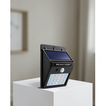 Solar Bahçe Lambası, 4 Taraflı, Hareket Sensörlü, 100 Led, Ip65