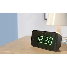 Philips Tar3306 FM Radyolu Masa Saati Alarmlı Saat Zaman Ayarlı