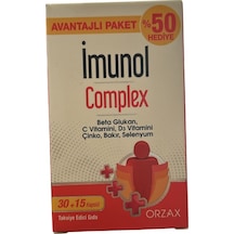 İmunol Complex 30+15 Kapsül %50 Hediye