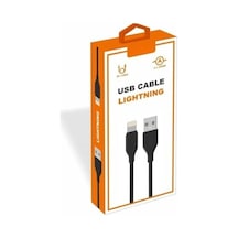 Yetty 2.4a 1m Lightning İle Uyumlu Kablo Siyah Ykb-02s