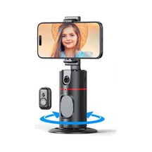 P02 360 Otomatik Takipli Telefon Tripodu Akıllı Hareketli Tripod Gimbal, Masaüstü Tripod, Yapay Zeka Destekli Genel