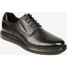 Erkek Siyah Hakiki Deri Casual Ayakkabı 4k1ra14320-13832 Siyah