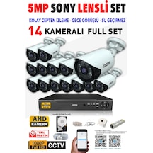 Ids - 14 Kameralı 1080P Fullhd 5Mp Sony Lensli Kamera Seti - 2020