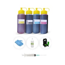 Hp Officejet 7612 4 Renk 500ml Photoink Plus Siyah Ve Renkli Kartuş Dolum Seti Bk8681987404146 Starfilm