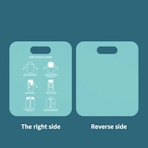 Dashanshop 1 Adet Cyan Nylon Katlanır Askı Tişört Etek Düzenleyici Seyahat Yatak Odası Çoklu Saklama