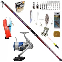 Sea Power 6000 Remixon Strong 420cm 100-250gr Profesyonel Sazan Kıyı Olta Takımı Seti