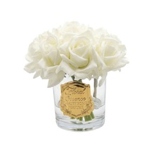 Scented Roses Ivory Bloom 9 Lu Beyaz Gül